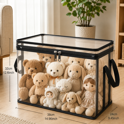 Transparent Large-Capacity Storage Bag