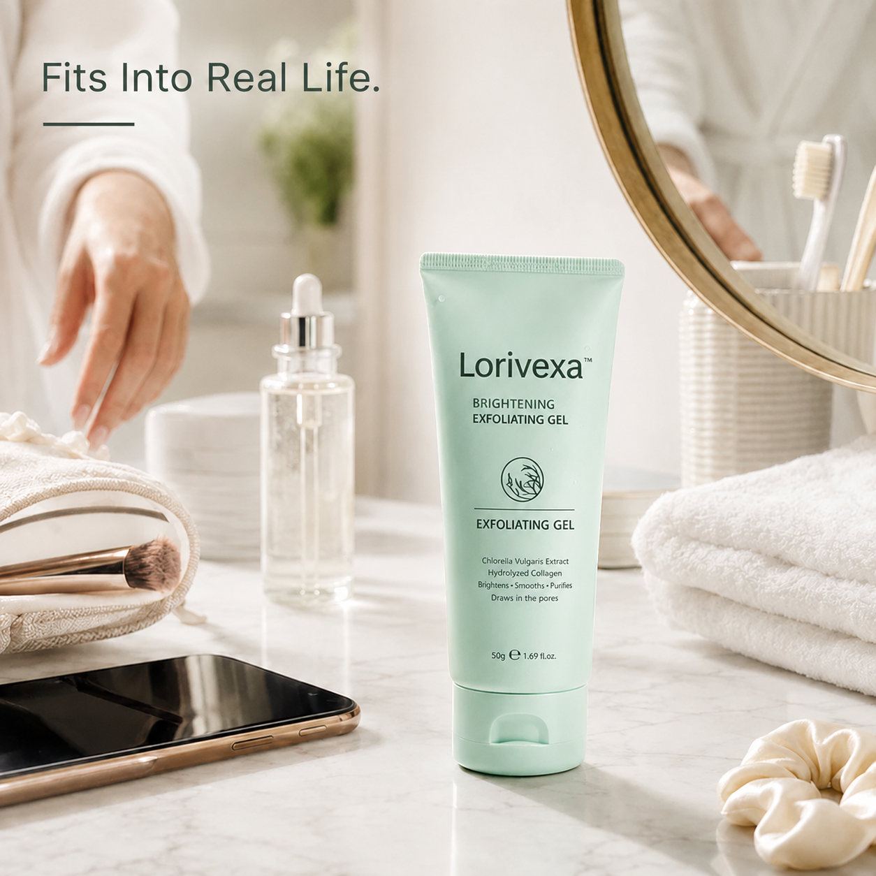 Lorivexa Face & Body Soft Peel Glow Reset Gel