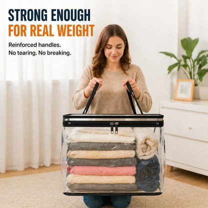 Transparent Large-Capacity Storage Bag
