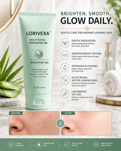 Lorivexa Face & Body Soft Peel Glow Reset Gel