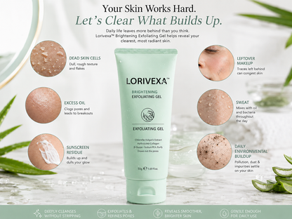 Lorivexa Face & Body Soft Peel Glow Reset Gel