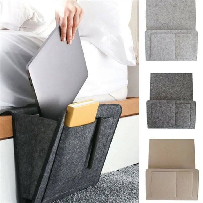 Multi-pockets, soft felt & easy install. Everything within reach – grab yours