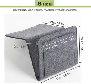 Multi-pockets, soft felt & easy install. Everything within reach – grab yours